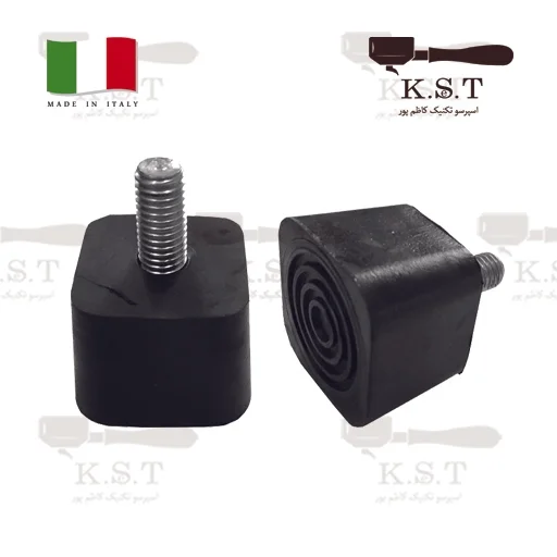 پایه ثابت استیل ضدزنگ قطر 40 و پیچ M10 ضد لغزش (ارتفاع 40)
