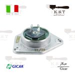 درپوش و کانکتور شیر برقی فلومتر Gicar بدون LED مدل OT57