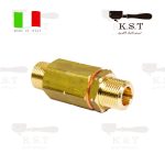 شیر یکطرفه (چک ولو) با نشانگر جریان آب و اتصال فلیردار 3/8 اینچ