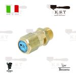 شیر اطمینان بویلر 2 بار رزوه 3/8 اینچ با استاندارد CE PED IV
