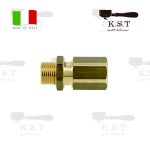 شیر اطمینان و سوپاپ ایمنی بویلر 1.8 بار رزوه 3/8 اینچ با واشر وایتون