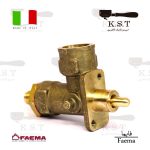 شیر بخار و آب فائما (Faema) مدل DUE و E91 | برنج کم‌سرب CW510L - Image 2