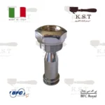 هدگروپ قارچی فایما E61 برنج کروم براق