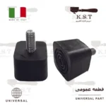 پایه ثابت استیل ضدزنگ قطر 40 و پیچ M10 ضد لغزش (ارتفاع 40)