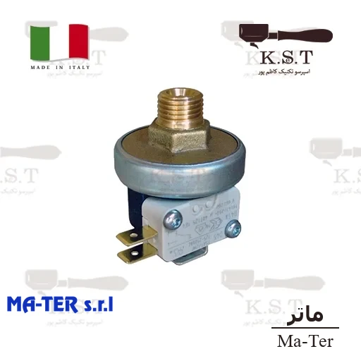 پرشر سوئیچ تک فاز Ma-Ter مدل XP110 تنظیم 0.5 تا 1.5 بار - 16 آمپر